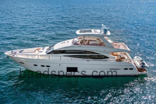 Princess 72 Motor Yacht anmeldelser og tekniske specifikationer